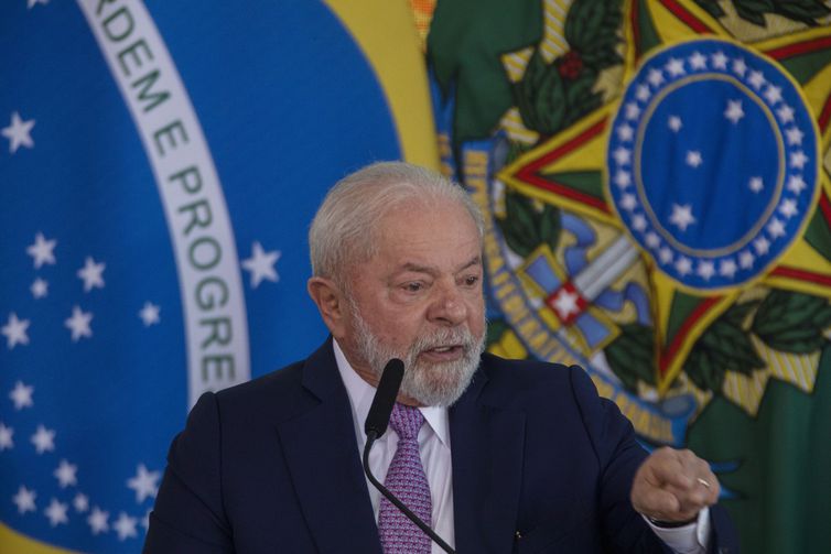 Brasília (DF) 27/06/2023 - O presidente Luiz Inácio Lula da Silva participa da Cerimônia no Palácio do Planalto do lançamento do Plano Safra 2023/2024.
Foto: Joédson Alves/Agência Brasil 
