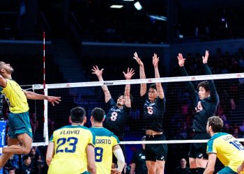 Brasil batalha, mas perde para Japão na Liga das Nações masculina