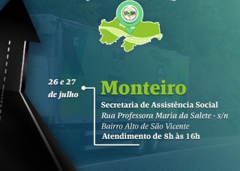 Monteiro recebe a Defensoria Itinerante nos dias 26 e 27 de julho