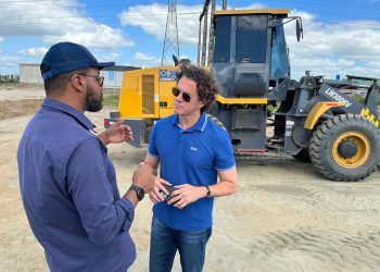 Durante inspeção na duplicação da BR 230 em Campina Grande, Veneziano constata celeridade nas obras após período de chuvas