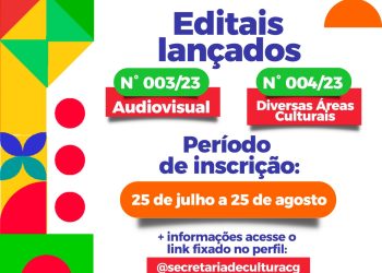 Lei Paulo Gustavo: Prefeitura lança editais que destinarão mais de R$ 3,2 milhões na Cultura, em Campina Grande