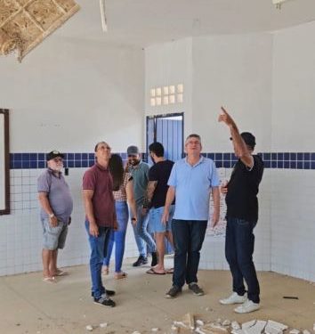 Coxixola: Dr. Romualdo visita escola estadual abandonada pelo governo