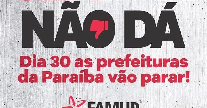 Sumé adere a paralisação das Prefeituras no dia 30