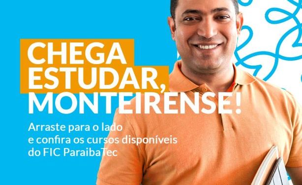 MONTEIRO: Ação Social abre inscrições para cursos gratuitos com certificado