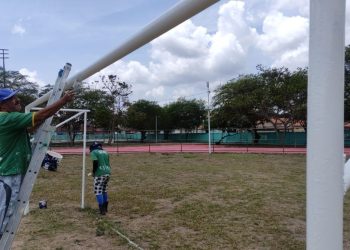 Campo do Complexo Esportivo Plínio Lemos recebe melhorias para a temporada 2025