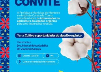 Prefeitura de Monteiro promove evento sobre cultivo e oportunidades do algodão orgânico