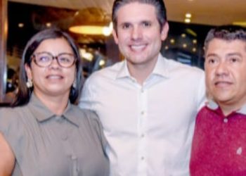 Prefeito de Tenório Manoel Vasconcelos, encaminha vários pleitos no gabinete do deputado federal Hugo Motta, em Brasília