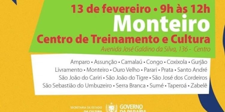 Secretário de Estado da Cultura visita Monteiro nesta quinta-feira (13) e apresenta investimentos de R$ 100 milhões para 2025