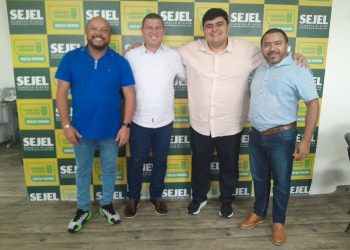 Vice-prefeito e vereadores de Campina Grande visitam a SEJEL e discutem projetos para o esporte da cidade