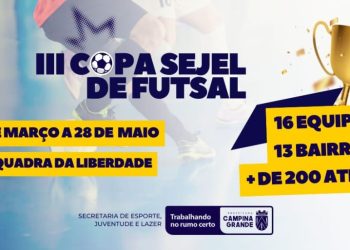 Começam hoje as disputas da III Copa Sejel de Futsal Masculino