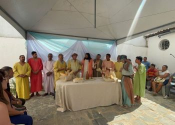 Encenação da Ceia do Senhor é Apresentada para Usuários do CAPS I em Monteiro