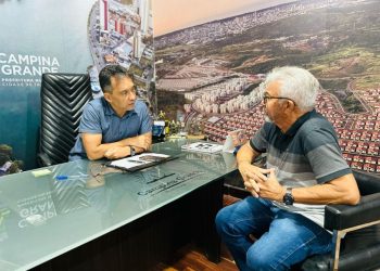 Nelson Gomes se reúne com Fábio Ramalho para traçar metas da gestão em Campina Grande
