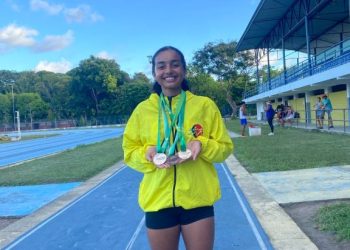 Monteirense Joyce Kamilly volta a brilhar durante campeonato paraibano de atletismo sub 18