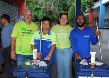 Saúde do Trabalhador: Abril Verde tem programação com equipe de limpeza urbana em Monteiro