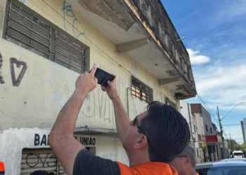 Defesa Civil intensifica fiscalização de marquises de edifícios no Centro de Campina Grande