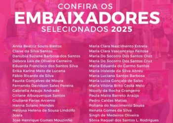O Maior São João do Mundo: Prefeitura de Campina Grande divulga lista dos novos ‘Embaixadores Sociais voluntários da Campanha ‘Forró Sim, Assédio Não’ 2025