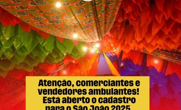Estão abertas as inscrições para barraqueiros e vendedores ambulantes para o São João de Monteiro #CidadeForró