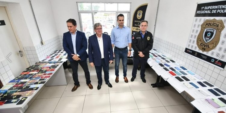 AMANHÃ: Polícia Civil fará a entrega de mais 338 telefones celulares roubados ou furtados aos seus respectivos donos em João Pessoa