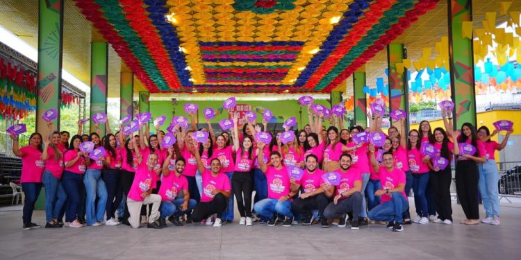 Coordenadoria da Mulher da Prefeitura de Campina Grande treina ‘Embaixadores Sociais’ voluntários para a campanha Forró Sim, Assédio Não do São João 2025