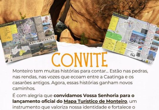 TURISMO: Ana Paula Morato lança nesta segunda-feira (16) o Mapa Turístico de Monteiro