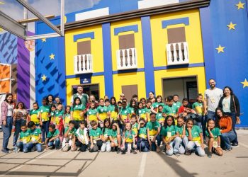Durante a II Trilha Pedagógica estudantes da Rede Municipal visitam o Parque do Povo