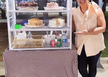 Microempreendedora aposta n’O Maior São João do Mundo como vitrine e deve faturar mais de R$ 200 mil até o final da festa com venda de fatias de bolos