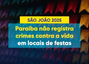 Nenhum homicídio foi registrado em locais de festa, durante os eventos juninos deste ano.