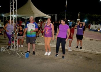 Movimenta Monteiro em alusão ao Agosto Lilás é um sucesso, com dezenas de participantes