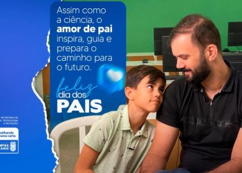 Prefeitura de Campina Grande transforma vidas por meio da tecnologia: pai e filho fortalecem vínculos afetivos e se destacam em cursos promovidos pela SECTI