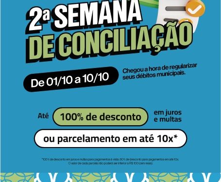 Prefeitura de Monteiro concede anistia de multas e remissão de juros na 2ª Semana de Conciliação Prefeitura de Monteiro concede anistia de multas e remissão de juros na 2ª Semana de Conciliação