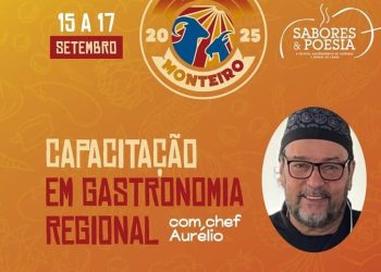 Gastronomia regional ganha destaque na Expo Monteiro 2025 com capacitação especial já na próxima semana