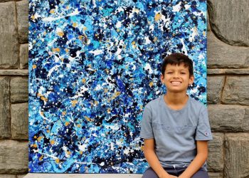 Quadro de jovem artista campinense que vai expor no Louvre será leiloado no Bazar do Bem, em prol do Mosteiro das Clarissas