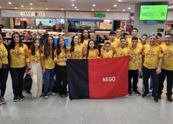 Atleta monteirense Pietro Enzo embarca para os Jogos Escolares Brasileiros em Uberlândia-MG