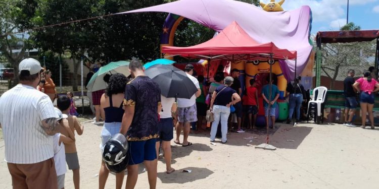 Em ambiente de alegria e brincadeiras o Parque recebe grande público para comemorar o Dia da Criança