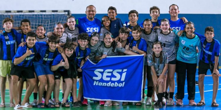 Pela primeira vez, equipes do SESI Paraíba conquistam pódio em Copa Nordeste Mirim de Handebol