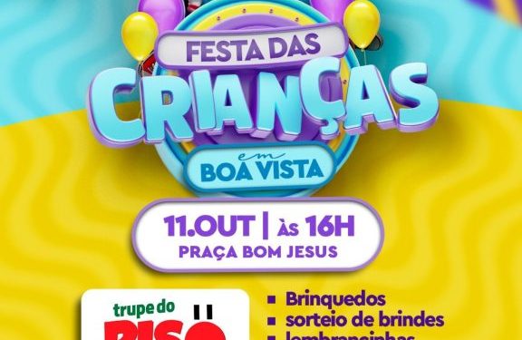 Prefeitura de Boa Vista realizou programação especial para o Dia das Crianças com show da Trupe do Riso