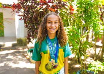 Estudante da rede municipal conquista primeiro lugar na categoria bronze durante os Jogos Escolares Brasileiros, em Minas Gerais
