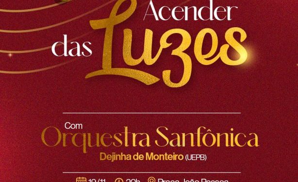 Prefeita Ana Paula e Vice-prefeito Cajó Menezes convidam a população para o “Acender das Luzes de Nata