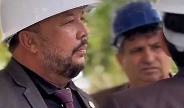 O presidente da Câmara Municipal de Campina Grande, Saulo Germano, acompanhou  vistoria das obras externas da reforma do prédio da Casa de Félix Araújo