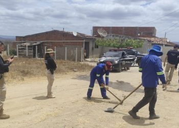 Cagepa realiza operação conjunta com polícias para combater furto de água na adutora Aroeiras–Gado Bravo