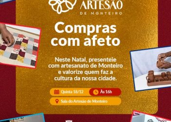 Secretaria de Cultura e Turismo de Monteiro promove “Compras com Afeto” para valorizar o artesanato local