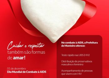 Dezembro Vermelho: Secretária de Saúde alerta para o Mês de Prevenção ao HIV/Aids e outras Infecções Sexualmente Transmissíveis