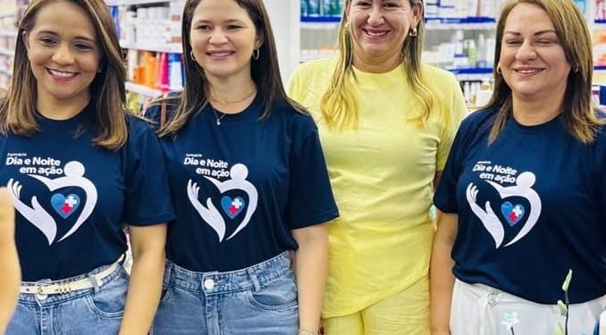 Prefeita Ana Paula prestigia evento da Farmácia Dia e Noite em comemoração aos seus 35 anos