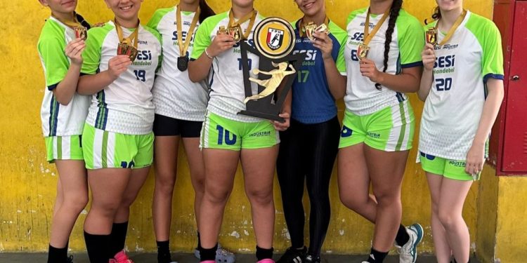 Equipe de Handebol do SESI PB conquista cinco premiações no Campeonato Paraibano