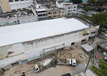Obra do Cine Capitólio chega à última fase de concretagem e avança para etapa final de execução