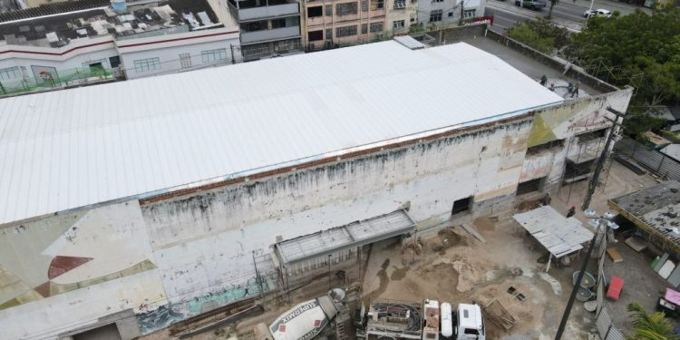 Obra do Cine Capitólio chega à última fase de concretagem e avança para etapa final de execução