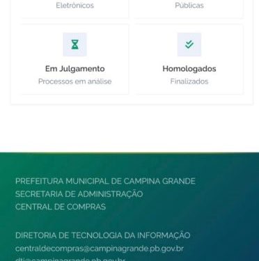 Prefeitura de Campina Grande lança portal que centraliza e amplia a transparência das licitações