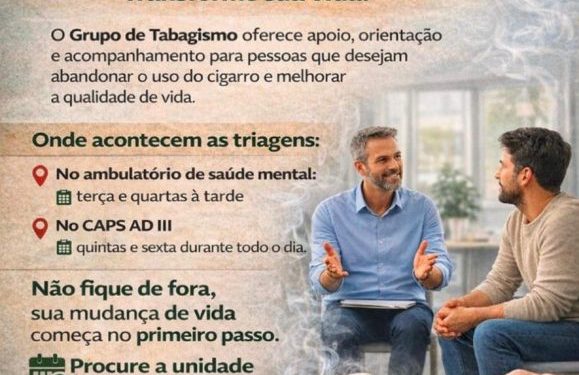 Município de Monteiro integra Programa Nacional de Controle do Tabagismo