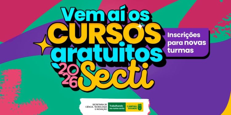 SECTI lança 500 vagas para cursos gratuitos na área de tecnologia em Campina Grande