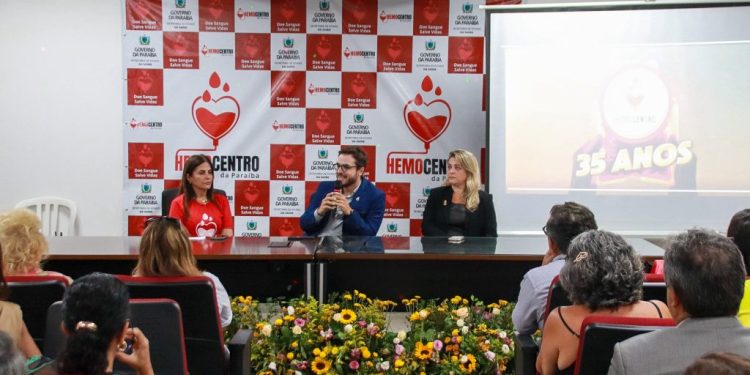 Saúde lança Carteira Digital do Doador de Sangue em comemoração aos 35 anos do Hemocentro da Paraíba